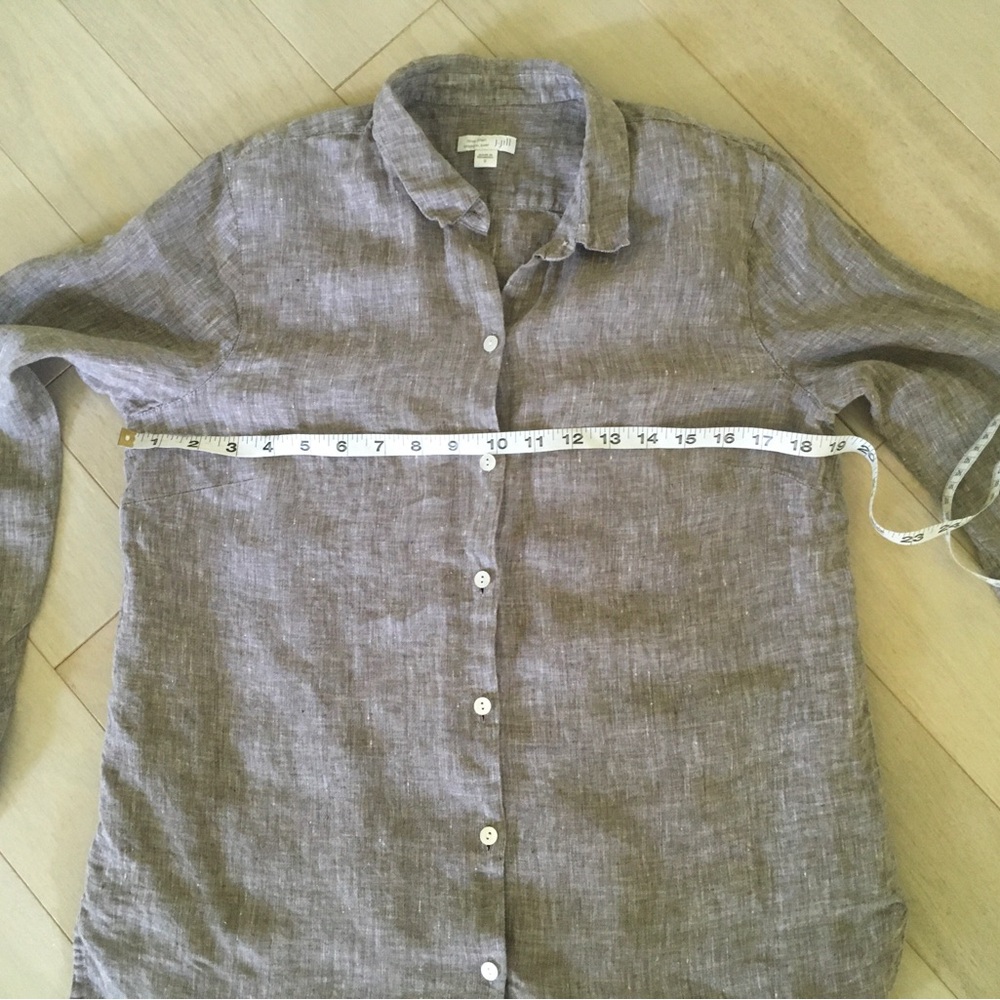 J. Jill Linen Button-Up Shirt - Picture 5 of 7
